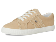 Текстильные кеды Lauren Ralph Lauren 37 (6,5 US) 24 см Бежевый 1159852547
