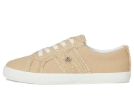 Текстильные кеды Lauren Ralph Lauren 37 (6,5 US) 24 см Бежевый 1159852547