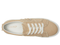 Текстильные кеды Lauren Ralph Lauren 36,5 (6 US) 23,5 см Бежевый 1159854389