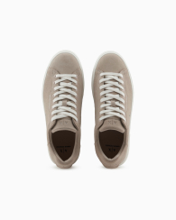 Замшеві кеди Armani Exchange 43 (10 US) 28,5 см Бежевий 1159853266