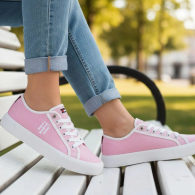 Текстильные кеды Tommy Hilfiger 37 (6,5 US) 23,5 см Розовый 1159858669