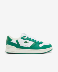 Чоловічі шкіряні кеди T-Clip Set Lacoste з технологією Ortholite 46 (12 US) 29 см Білий/Зелений 1159858798