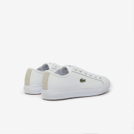 Мужские кожаные кеды Backcourt Lacoste 45 (11,5 US) 29 см Белый 1159860429