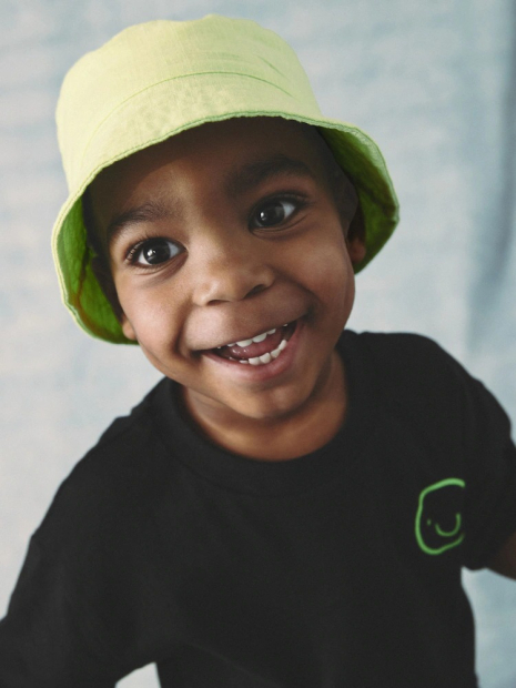 Дитяча панама Next із суміші льону 1159844064 (Салатовий 7-10)