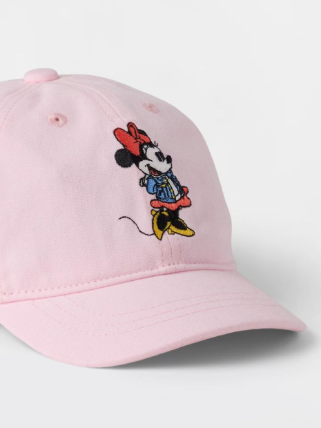 Детская кепка GAP × Disney Minnie Mouse 1159848522 (Розовый XS/S)
