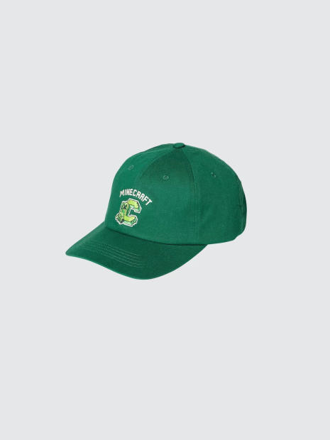 Детская кепка UNIQLO Minecraft 1159915137 (Зеленый One size) на обхват головы 54 см
