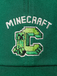 Детская кепка UNIQLO Minecraft 1159915137 (Зеленый One size) на обхват головы 54 см