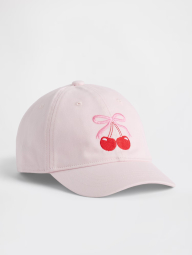 Детская кепка GAP бейсболка с вышивкой 1163392063 (Розовый S/M) на обхват головы 53-55 см