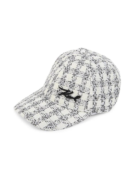 Твидовая кепка Karl Lagerfeld Paris с логотипом 1159840387 (Белый One Size)