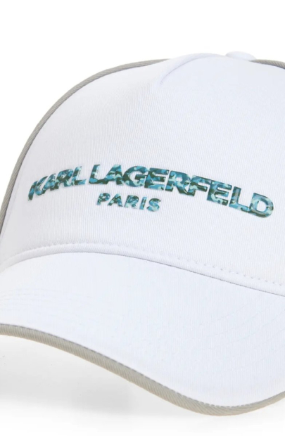 Кепка Karl Lagerfeld Paris бейсболка с логотипом 1159845087 (Белый One Size)