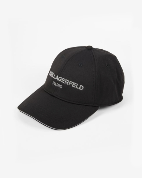 Кепка Karl Lagerfeld Paris бейсболка із логотипом 1159846044 (Чорний One Size)