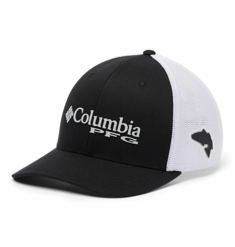 Кепка с логотипом Columbia бейсболка 1159848292 (Черный/Белый S/M)