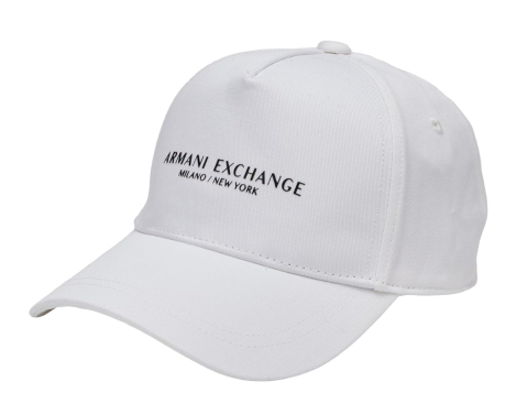Стильная кепка Armani Exchange бейсболка с логотипом 1159849023 (Белый One size)
