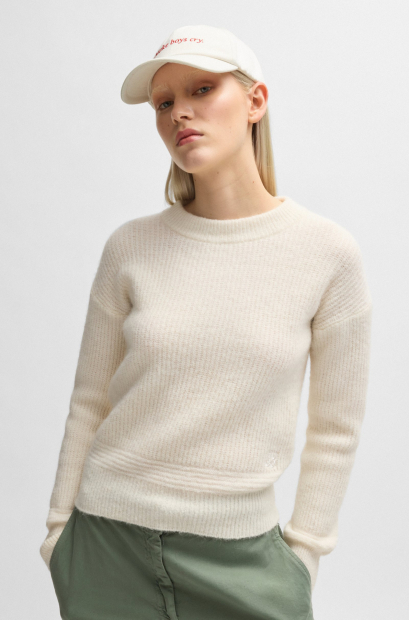 Кепка HUGO by Hugo Boss бейсболка с вышивкой 1159849732 (Молочный One size)