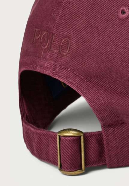 Кепка с логотипом Polo Ralph Lauren бейсболка 1159851789 (Бордовый One size)
