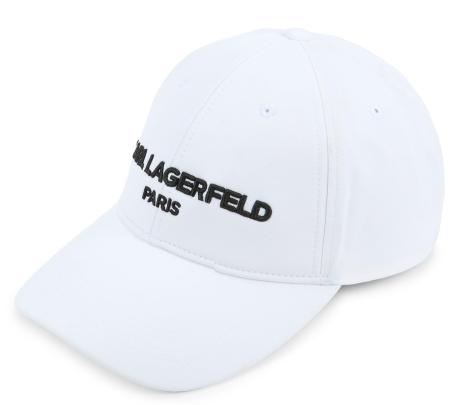 Кепка Karl Lagerfeld Paris бейсболка с логотипом 1159852144 (Белый One Size)