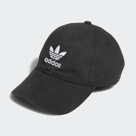 Кепка с логотипом Adidas бейсболка 1159852163 (Черный One size)
