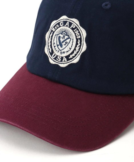 Кепка GAP бейсболка с логотипом 1159852245 (Синий/Бордовый One size)