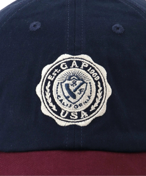 Кепка GAP бейсболка с логотипом 1159852245 (Синий/Бордовый One size)