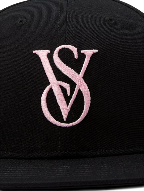 Женская кепка Victoria's Secret с логотипом 1159853350 (Черный One size)