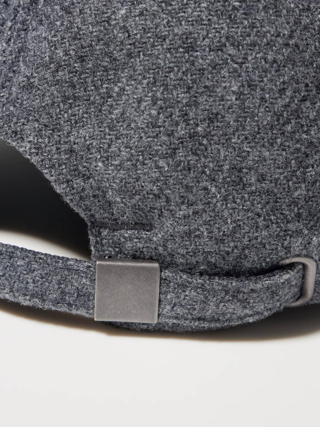 Кепка UNIQLO из смеси шерсти 1159853386 (Серый One size)