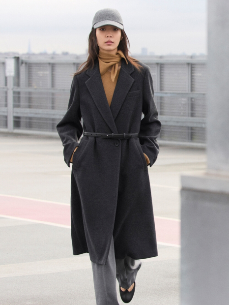 Кепка UNIQLO из смеси шерсти 1159853386 (Серый One size)