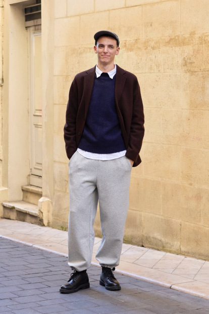 Кепка UNIQLO из смеси шерсти 1159853386 (Серый One size)