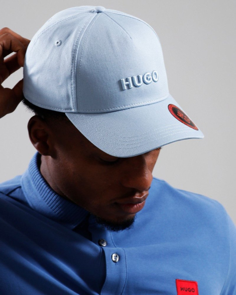 Кепка HUGO by Hugo Boss бейсболка 1159854755 (Голубой One size)