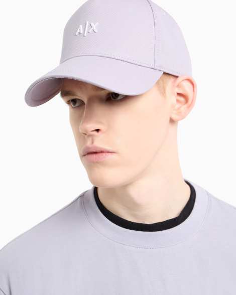 Кепка Armani Exchange бейсболка с логотипом 1159855337 (Сиреневый One size)