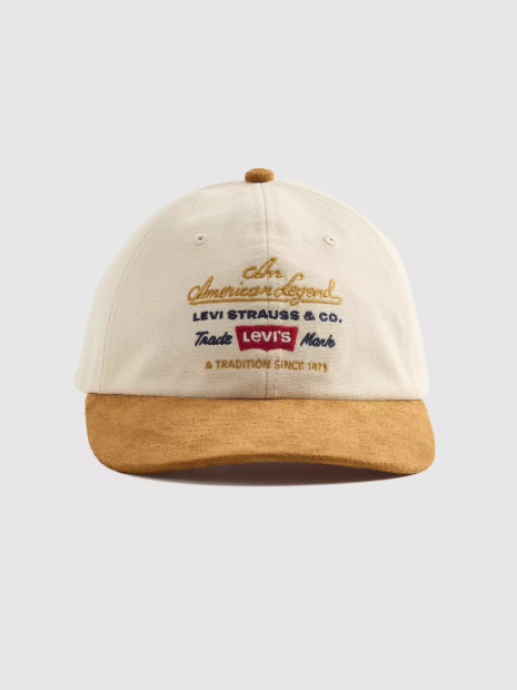 Кепка Levi's бейсболка 1159856665 (Коричневий/Молочний One size)