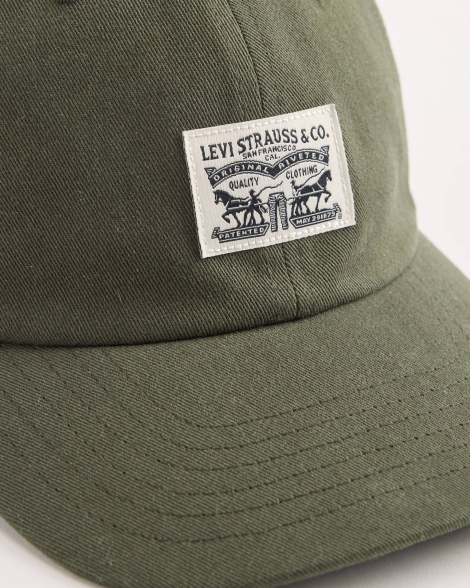 Кепка Levi's бейсболка 1159857744 (Зеленый One size)