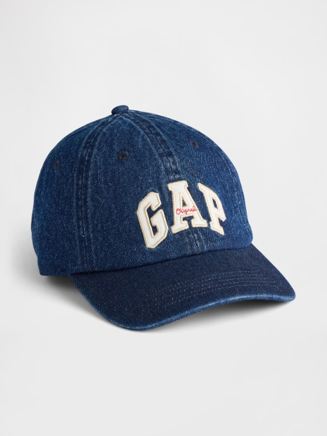 Джинсовая кепка GAP бейсболка 1159861298 (Синий One size)