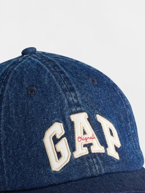 Джинсовая кепка GAP бейсболка 1159861298 (Синий One size)