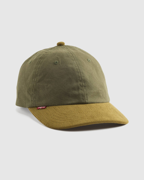 Кепка Levi's бейсболка с вельветовым козырьком 1159862657 (Зеленый One size)