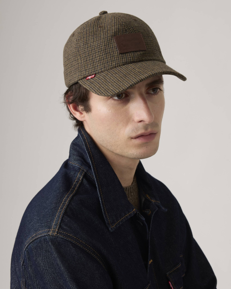 Мужская кепка Levi's бейсболка 1159862726 (Коричневый One size)