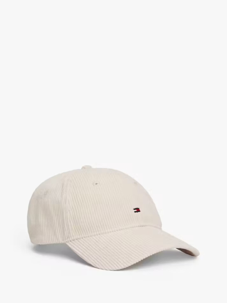 Вельветова кепка Tommy Hilfiger бейсболка 1159865526 (Молочний One size)
