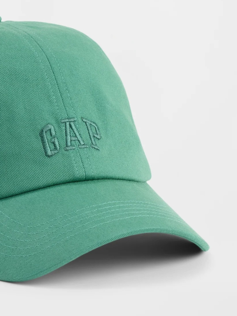 Кепка бейсболка GAP з логотипом 1160728438 (Зелений One size)