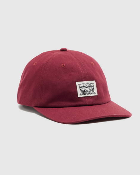 Кепка Levi's бейсболка 1161580690 (Бордовый One size)