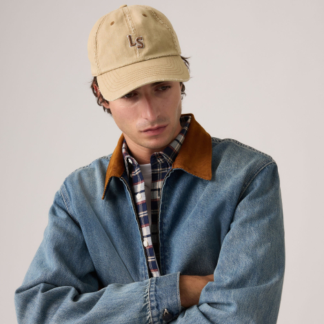 Кепка Levi's бейсболка 1161588395 (Бежевый One size)