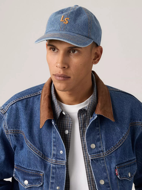 Кепка Levi's бейсболка 1161643902 (Синий One size)