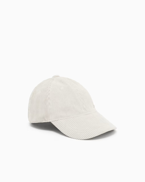 Вельветовая кепка Armani Exchange 1161847273 (Бежевый One size)
