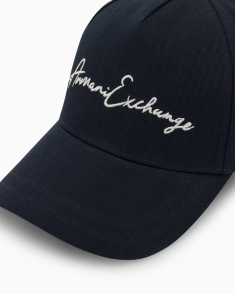 Кепка з логотипом бейсболка Armani Exchange 1161848752 (Синій One size)