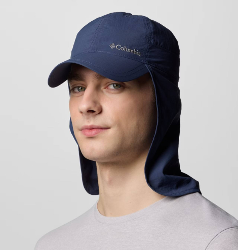 Кепка с накидкой для защиты шеи Columbia 1163122736 (Синий One size)