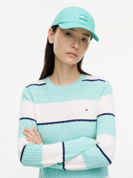 Кепка Tommy Hilfiger бейсболка с вышитым логотипом 1163326452 (Зеленый One size)
