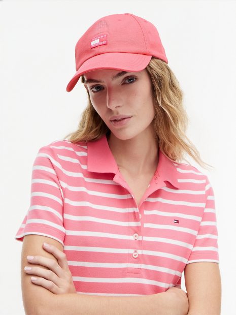 Кепка Tommy Hilfiger бейсболка с вышитым логотипом 1163406973 (Розовый One size)