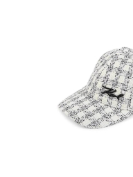 Твидовая кепка Karl Lagerfeld Paris с логотипом 1159840387 (Белый One Size)