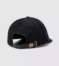 Джинсовая кепка Levi's бейсболка 1159842495 (Черный One size)