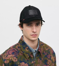 Джинсовая кепка Levi's бейсболка 1159842495 (Черный One size)
