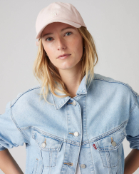 Бейсболка Levi's кепка с логотипом 1159842551 (Розовый One size)