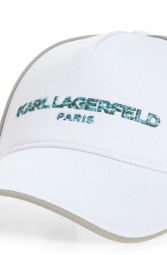 Кепка Karl Lagerfeld Paris бейсболка с логотипом 1159845087 (Белый One Size)
